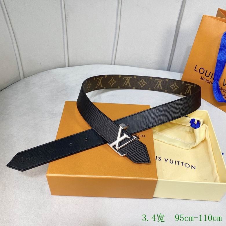 LV Belt 34mmX95-110cm 7D27